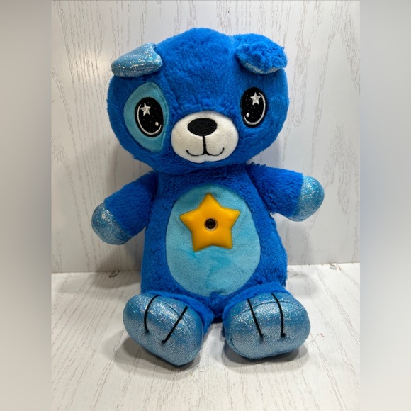 Star Belly Dream Lites Blue Puppy Night Light Stuffed Animal Tested Work… - Picture 1 of 12